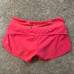 Lululemon Pink/Coral Shorts Size 6